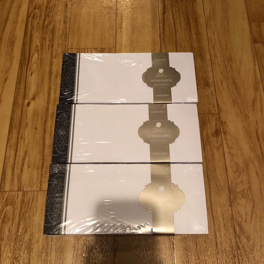 Black & White Envelopes (150 total)